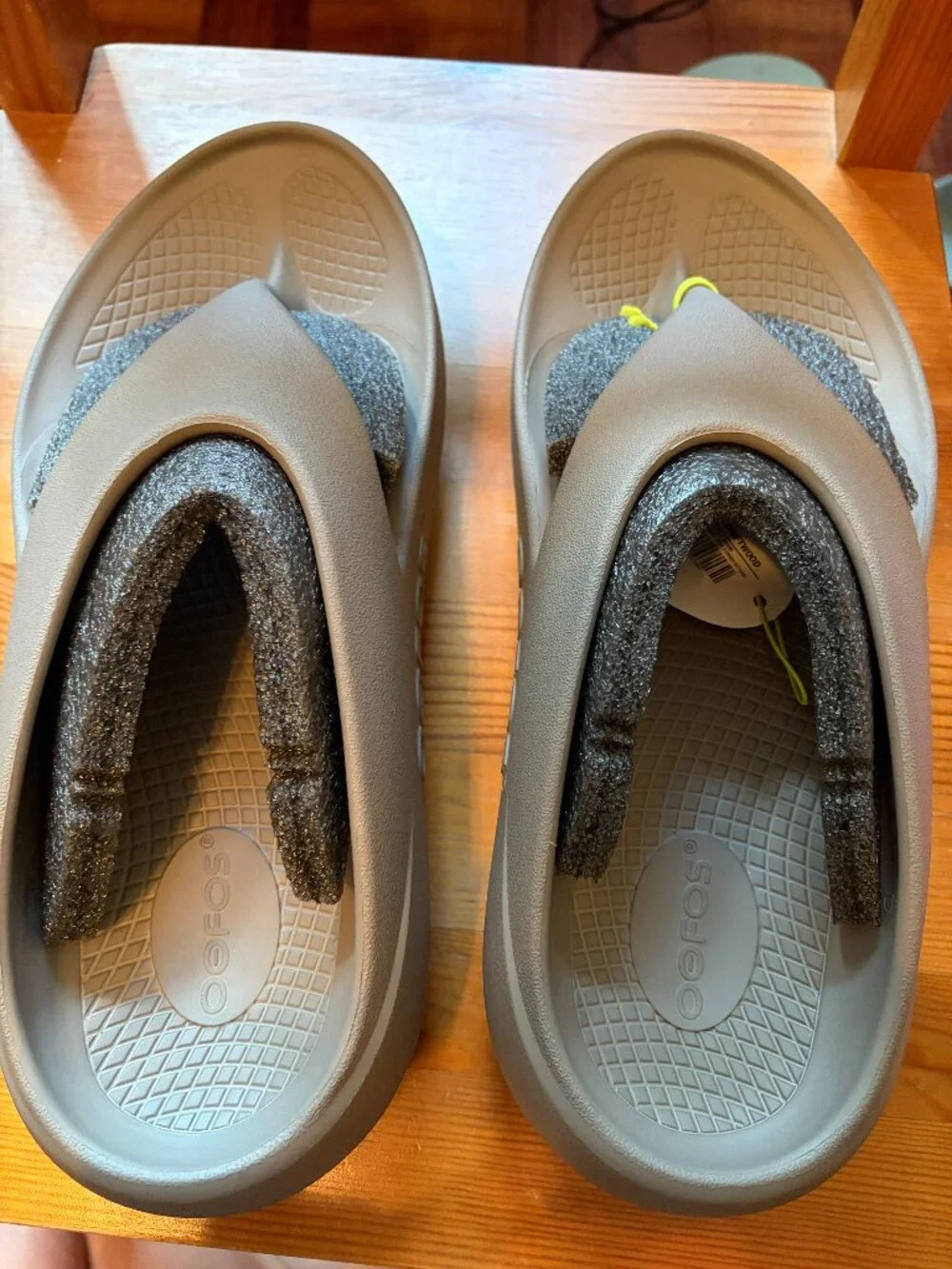OOFOS Plus Recovery Sandal M9W11- Driftwood